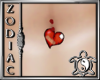 Emo Heart Belly ring