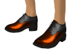 M Orange Blk Dress Shoe
