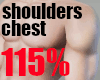 115%chest+shoulders