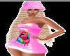 Hot pink hat