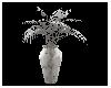 Silver fern marble vase