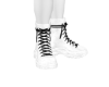 LV WHITE BOOTS