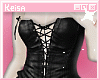 Tied Corset  black