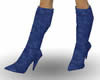 CJ69 Dk Blue Knee Boots