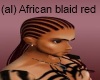 (al) African braid red