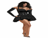 vestido negro elegante