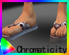 C! Maroon Beach Sandals