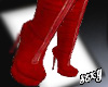 (X)boots red platfoms