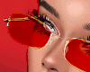 Red & Gold Frame Sunnies