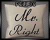 [2u] Mr Right Pillow