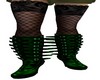 [Gel]Green boots stockin