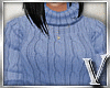 *V* Blue Sweater L