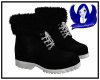 Winter Black White Boots