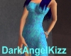 Topaz (Blue) F/tail Gown