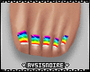 💎| Bare Feet Rainbow