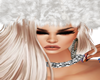 M@Z FUR HAT WHITE