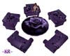 Purple Rose Group Chairs