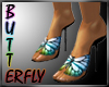 colored butterfly shoes