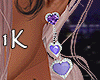 !1K Purple Kiss Earrings