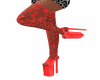 Shoes lace red