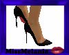 Black Leather Pumps