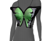 Butterfly Green Top