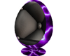 Neon Purple Egg Chair