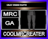 GRAY DRESS PANTS