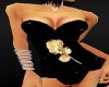 gold rose corset