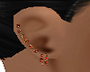 ~P~Garnet Ear Set