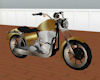 Animated Gold Motorcycle