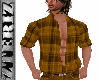 (M) Plaid - Open Brown