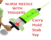 Nurse Needle Green