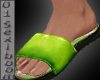 (X)M_green sandals
