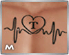 T pulse tattoo
