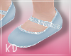 Sparkly Blue Shoes-Kid-