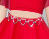 Heart Belt Silver