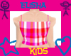 Elisha Pink Plaid Sun T