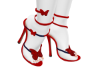 Red Butterfly Heels