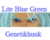 Lite Blu/Grn Eyebrows