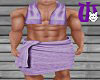 Body Towel M purple