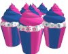 Pink & Blue Cupcakes