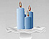 Dreamy Blue Candles