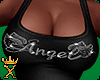 𝓧. Angel Black Top