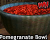 Silver Pomegranate Bowl