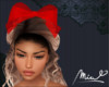 RED ADD ON HAIR BOW