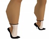 silky white heels