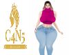 CNS JEANS TOP PINK