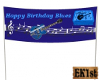 Bluez Birthday Banner