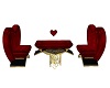 Animated Heart Couch Set
